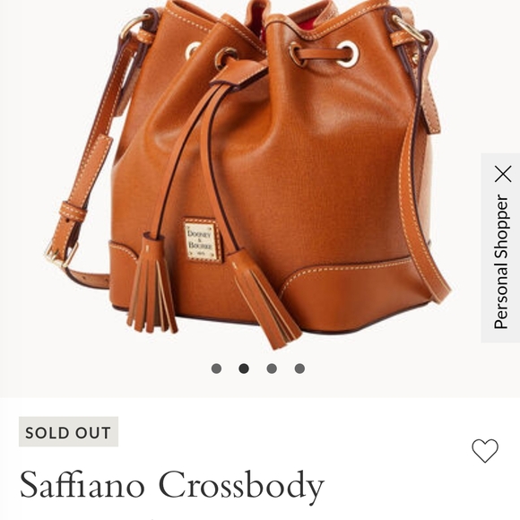 Dooney And Bourke Saffiano Drawstring Crossbody, Nwt - Picture 14 of 16